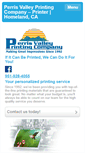 Mobile Screenshot of perrisvalleyprintingco.net