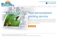 Tablet Screenshot of perrisvalleyprintingco.net